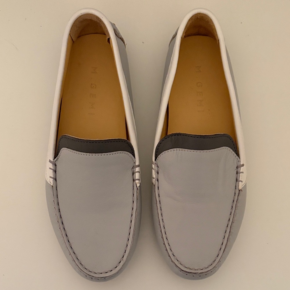 M Gemi The Felize Leather Driver Moccasin Size 36.5 US 6 NWOT